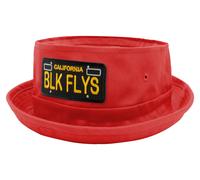 Nuovo Black Flys Cali Piastra Toppa Secchio Cappello ROSSO S/M L/XL Edizione