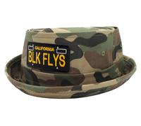Nuovo Black Flys CALI PLATE PATCH Bucket Hat Camo S/M L/XL Edizione Limitata