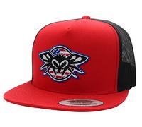 Nuovo Black Flys Libertà Phantom Toppa Trucker Snapback Cappello Rosso/Black