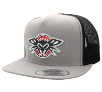 Nuovo Black Flys Phantom Toppa Trucker Snapback Cappello Argento/Nero Rilascio