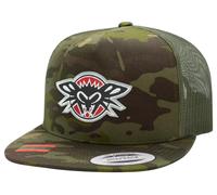 Nuovo Black Flys Phantom Toppa Trucker Snapback Cappello Multi Cam Tropicale