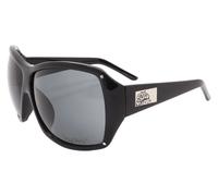Nuovo Black Flys x Fly Girls Occhiali da Sole On The Nero Brillante Lenti Fumè