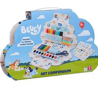 Nuovo Bluey 50 Pezzi Arte Compendio Custodia Portatile