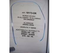 NUOVO BORDO SCUDO IN ALLUMINIO VESPA 125-150-200 PX-PXE-PE TUTTE & STAR LML