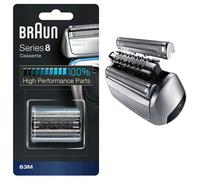 NUOVO Braun testina di rasatura ricambio 83M serie 8 argento rasoio pellicola...