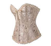 Nuovo Bustino Corsetto Donna con Volant Corsetti Donna Fronte Aperto Disossato Corpetto Top con Papillon Bralette Curvy Lingerie Stringivita Modellante Dimagrante Corset Bodyshaper per Halloween Feste