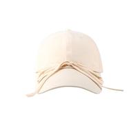 Nuovo cappello da baseball con fiocco per donna estate all'aperto morbido top casual e versatile valorizzazione piccolo sole berretto da baseball cappello da ragazzo, Beige, Taglia unica