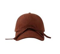 Nuovo cappello da baseball con fiocco per donna estate all'aperto morbido top casual e versatile valorizzazione piccolo sole berretto da baseball cappello da ragazzo, Caff, Taglia unica