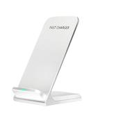 Nuovo caricabatterie wireless rapido da 15 W for S22, S21 e Note 20, supporto di ricarica rapida for dispositivi 16, 15, 14, 13, XS, XR, X 8.,Distribuzione intelligente dell'energia(White with Cable)