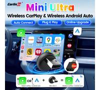 Nuovo CarlinKit 5.0 Mini Ultra3 Wireless Android Auto e CarPlay 2 in 1 Adattatore Wireless WIFI Bluetooth Auto Connect Smart Mini Box Plug and Play per auto