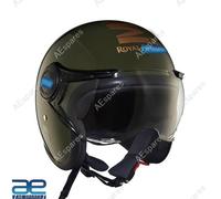 Nuovo Casco Moto Unisex Jet Apribile MLG Per Royal Enfield Rider