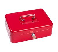 NUOVO!!! Cassa SAX 25x18x9 cm, inserto per monete, ROSSO