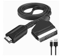 Nuovo cavo da HDMI a SCART lungo 1 metro con connessione diretta, comodo per la conversione. Shytmv