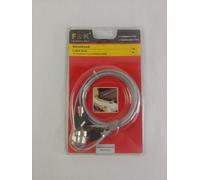 Nuovo Cavo Di Blocco F&K NOTEBOOK Da 6 Piedi Con 2 Chiavi