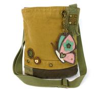 Nuovo Chala Toppa a Tracolla Farfalla Borsa Tela Regalo Marrone Scuola Lavoro