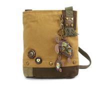 Nuovo Chala Toppa a Tracolla Mare Tartaruga Borsa Tela Regalo Marrone Scuola