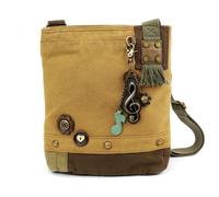 Nuovo Chala Toppa Croce Corpo Treble Clef Borsa Tela Regalo Messenger Marrone S
