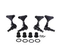 Nuovo Chitarra Sigillato Tuners Tuning Pioli Meccaniche 2R2L Per Basso 4 Corde Nero