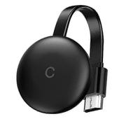 Nuovo Chromecast compatibile con il 2025 - Dispositivo di streaming con cavo HDMI - Trasmetti in streaming le foto dal tuo telefono alla tua TV
