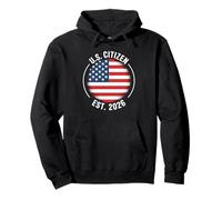 Nuovo cittadino americano 2026 Cittadinanza americana Felpa con Cappuccio