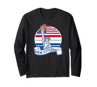 Nuovo cittadino Americano con Statua della libertà Maglia a Manica