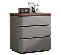 Nuovo comodino minimalista in legnoComodino con tre cassetti for l'arredamento della camera da lettoMobile contenitore multifunzionale for il soggiorno(E,45cm(17.7in))
