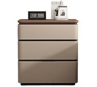 Nuovo comodino minimalista in legnoComodino con tre cassetti for l'arredamento della camera da lettoMobile contenitore multifunzionale for il soggiorno(A,35cm(13.7in))