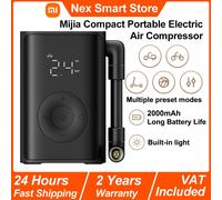 Nuovo Compressore d'Aria Elettrico Portatile Xiaomi Mijia, Gonfiatore Intelligente con Rilevamento Digitale della Pressione degli Pneumatici, Pompa d'Aria Elettrica Portatile Multifunzione