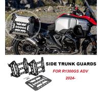 Nuovo Contenitore Scatola Top Lato Tronco Moto Accessori Coda D1 Argento Guardia