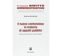Nuovo Contenzioso In Materia Di Appalti Pubblici