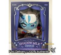NUOVO Cookie Run Shadow Milk Cookie Plush Star of the Final Act Limited...