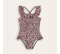 Nuovo costume da bagno intero alla moda con stampa leopardata per ragazze, abito con stampa cheetah, abito con fiori Lilly, abito leopardato per ragazze, costume da bagno leopardato per ragazze, costu
