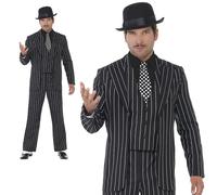 Nuovo Costume Da Boss Gangster Vintage Per Adulti Anni 1920 Outfit Da Mafia