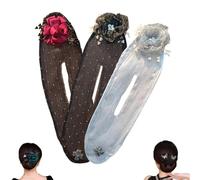 Nuovo Creatore Di Capelli Delle Donne Della Fascia Del Rullo Bigodino Dei Capelli Copricapo Donut Bow Maker Pigro Twisted Accessori Hairpin Bun C4E0