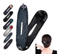 Nuovo Creatore Di Capelli Delle Donne Della Fascia Rullo Bigodino Dei Capelli Copricapo Ciambella Arco Creatore Hairpin Accessori Chignon Twisted Pigro C4E0