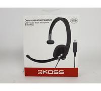 Nuovo Cuffie Di Comunicazione Koss CS295-USB Con Microfono Flessibile Via USB