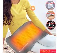 Nuovo cuscinetto riscaldante a riscaldamento rapido in grafene con temperatura e temporizzazione regolabili Alimentatore USB Borse per ufficio e riscaldamento domestico