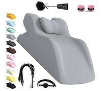 Nuovo cuscino Liebora 2026, cuscino for il sesso, cuscino Liborah, angolo di 27° for un posizionamento perfetto, con piccoli accessori, for momenti più confortevoli e intensi insieme(Hellgrau)