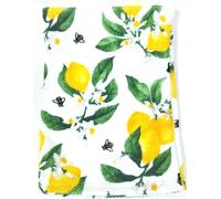 Nuovo DEBORAH CONNOLLY Giallo, Verde, Bianco Limone & Ape Stampa Cotone Bagno,