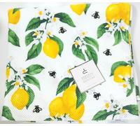 Nuovo DEBORAH CONNOLLY Giallo, Verde, Bianco Limone & Ape Stampa Cotone Bagno,