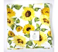 Nuovo DEBORAH CONNOLLY Giallo, Verde SUNFLOWER 100% Cotone Asciugamano