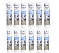Nuovo Dekalin DEKASEAL 1512 Colore Bianco, 310Ml, 12 Bottiglie
