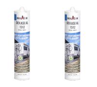 Nuovo Dekalin DEKASEAL 1512 Colore Bianco, 310Ml, 2 Bottiglie