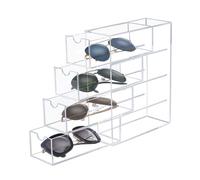 Nuovo Deluxe Occhiali Organizer - Mano Acrilico 4 Tier Cassetto Display Case