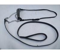 Nuovo design in pelle Show Halter, attacco SS nero, FULL/COB