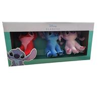 Nuovo Disney Stitch Peluche Portachiavi 3pk Morbido Giocattolo - Stitch,Angelo E