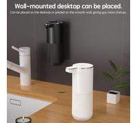 Nuovo dispenser di sapone automatico, dispenser di sapone liquido per il commercio transfrontaliero, lavamani elettrico a schiuma montato a parete per bambini, serie P11 con design elegante a onda del