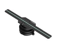 Nuovo display LED trasparente con logo personalizzato da 18 cm, mini proiettore olografico 3D, di Halloween e Natale