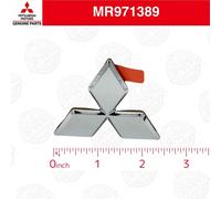 Nuovo distintivo emblema originale Mitsubishi Mark Three-Dia MR971389 Eclipse...