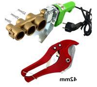 Nuovo Dn 1 Set 20-32mm AC 220V 600W saldatore per tubi in plastica/saldatrici PPR saldatore per tubi calore automatico con tagliatubi da 42mm